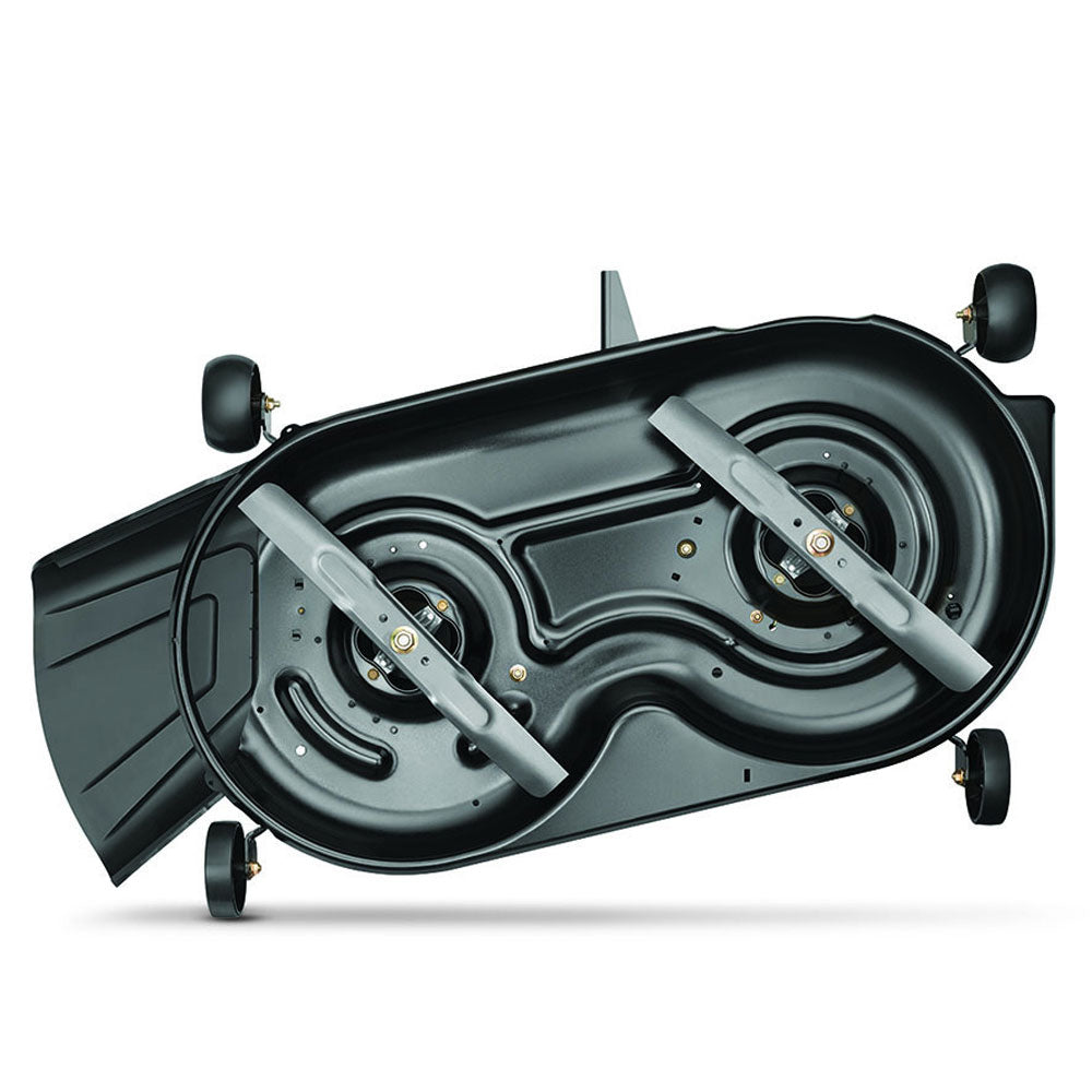 For large blocks to small acreage. The Smart IntelliPowerª digitally monitors & maintains engine speed for up to 20% more power in challenging conditions.  Superior mulching & catching. Precise steering,16" turning radius - perfect around garden beds & trees. E-Coat corrosion resistance technology. 6 year warranty 123