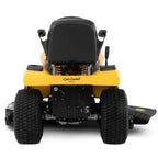 Cub Cadet ride on mower Enduro XT2 LX 46. Big on power-built for tough jobs. Big blocks to med. acreage. Highback seat, armrests, cup holder. Auto hydro transmission, cruise control. Easy blades engage & disengage, 46"deck. Anti-scalp wheels protects from uneven terrain. 679cc EFI engine,12 Cut heights. SmartJetª deck wash. 6 Year Warranty 123