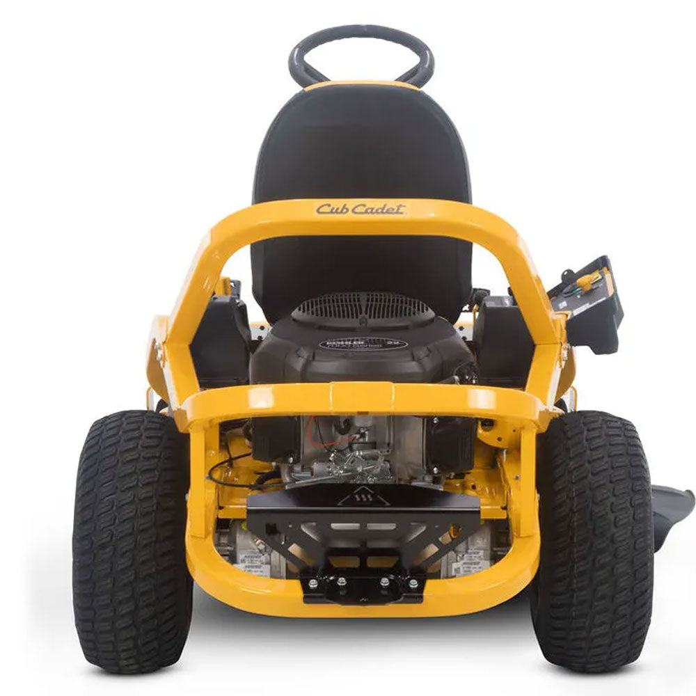 With the Cub Cadet ZTS1 42 Zero Turn Ride On Mower, there is a no compromise.  Ideal for large residential & up to 5 acres. The unique combination of zero turn agility and stable safe handling on slopes makes the ZTS1 42 a perfect mower for challenging terrain. Steering wheel control & 4 wheel steering. 3 Year Warranty.123