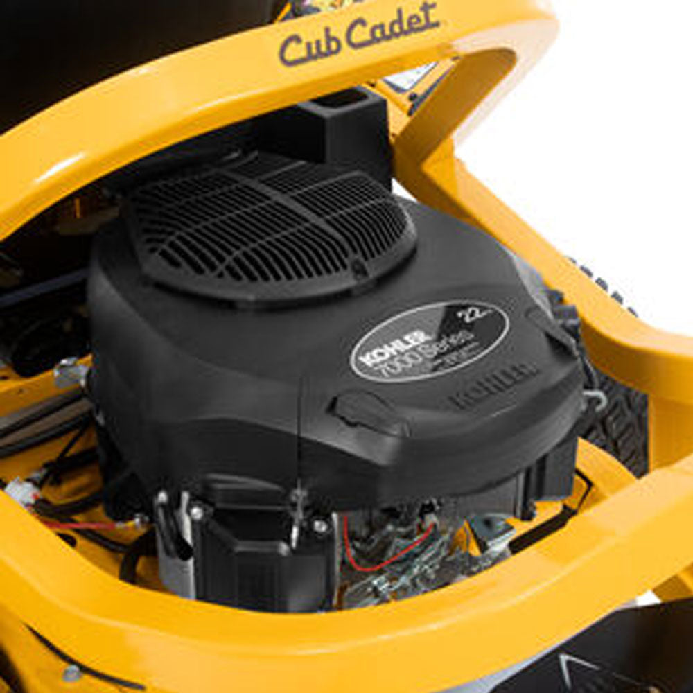 With the Cub Cadet ZTS1 42 Zero Turn Ride On Mower, there is a no compromise.  Ideal for large residential & up to 5 acres. The unique combination of zero turn agility and stable safe handling on slopes makes the ZTS1 42 a perfect mower for challenging terrain. Steering wheel control & 4 wheel steering. 3 Year Warranty.123