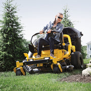 Cub Cadet Ultima ZTI 42 Zero Turn RideOn Mower. Comfort paramount-many ergonomic features. For a wide range of terrains. Agile zero turn, Cub Cadet's Signature Cutª, 2"square tubular steel frame, 21.5HP Kawasaki twin Engine, High back comfort seat, easy deck height adjustment, comfort lap bars, etc. 3 Year Warranty 123